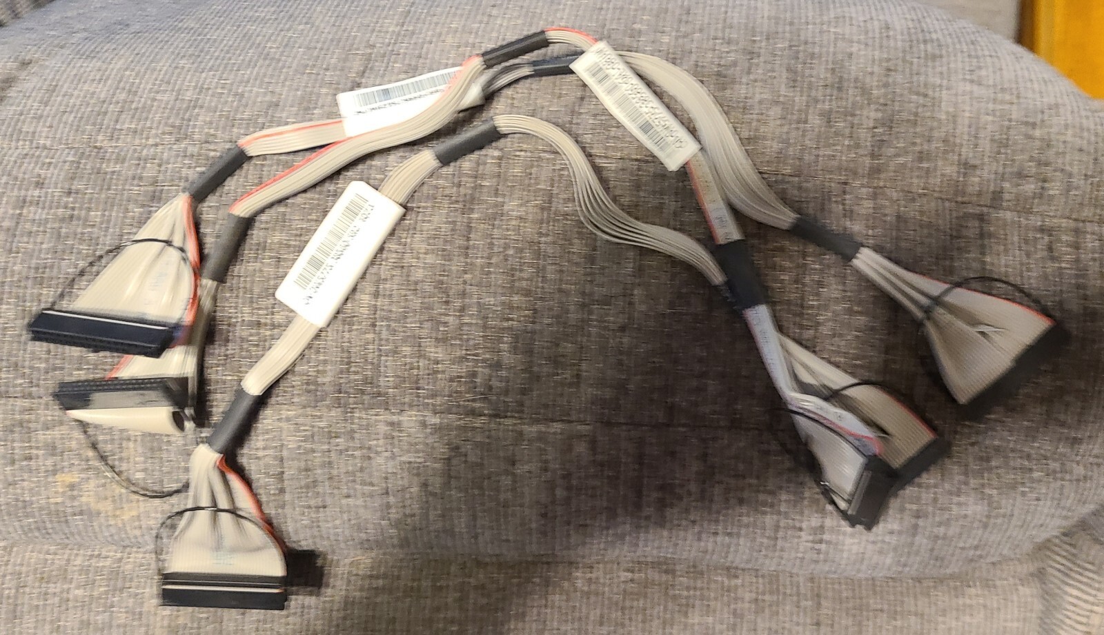 Genuine Dell Optiplex Floppy cable approx 18" with twist W5775 Lot of 3