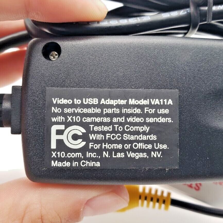 X10 USB Video Adapter Model VA11A Home Security & Surveillance Camera NEW