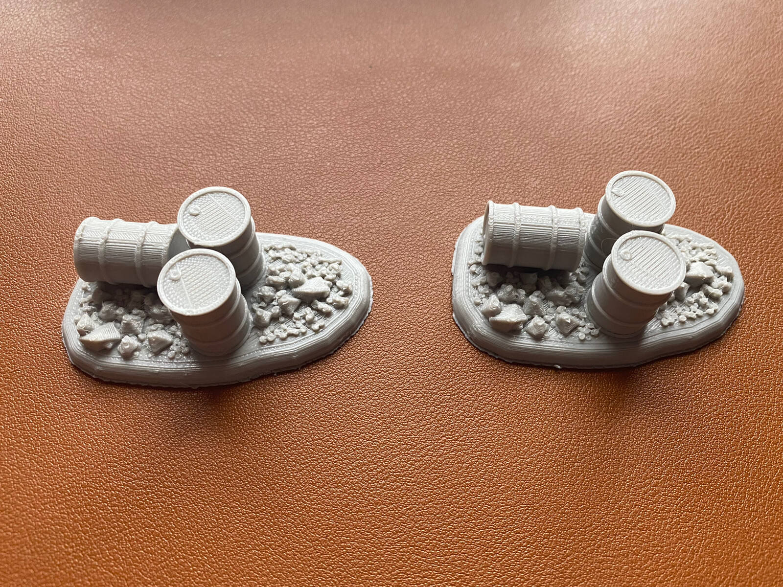 Warhammer 40k Terrain - 3D printed Barrels, 2 pack
