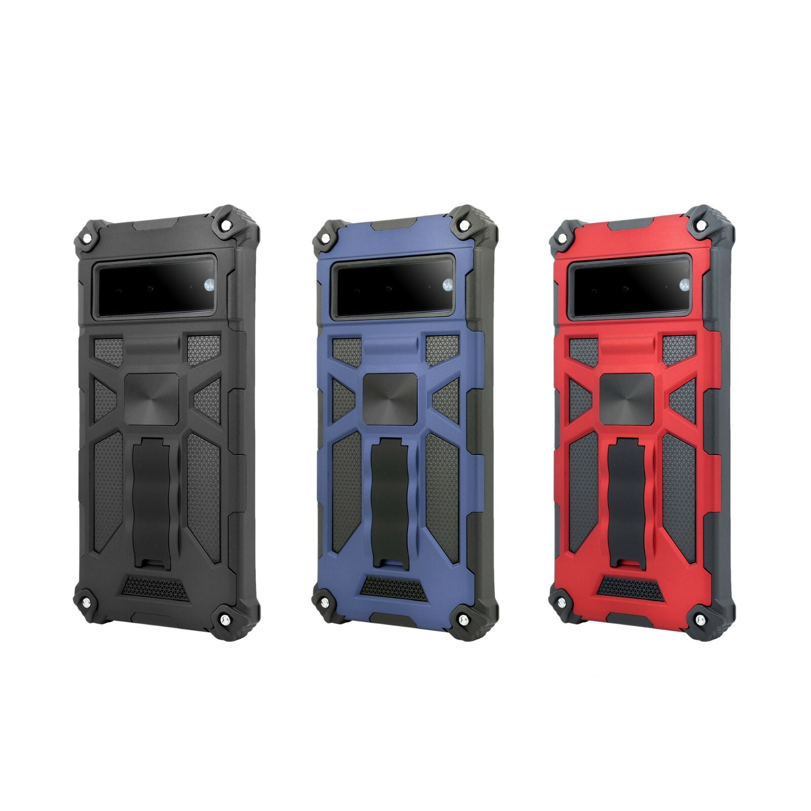 For Google Pixel 6 / 6 Pro Case Magnetic Kick Stand Full Body Armor Phone Cover
