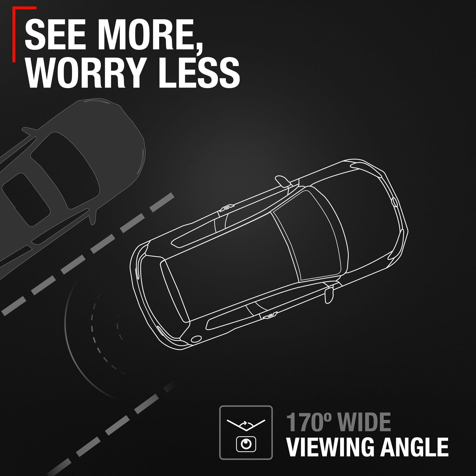Rear View Backup Camera - Compatible with 2011-2020 Dodge Journey - Reverse P...