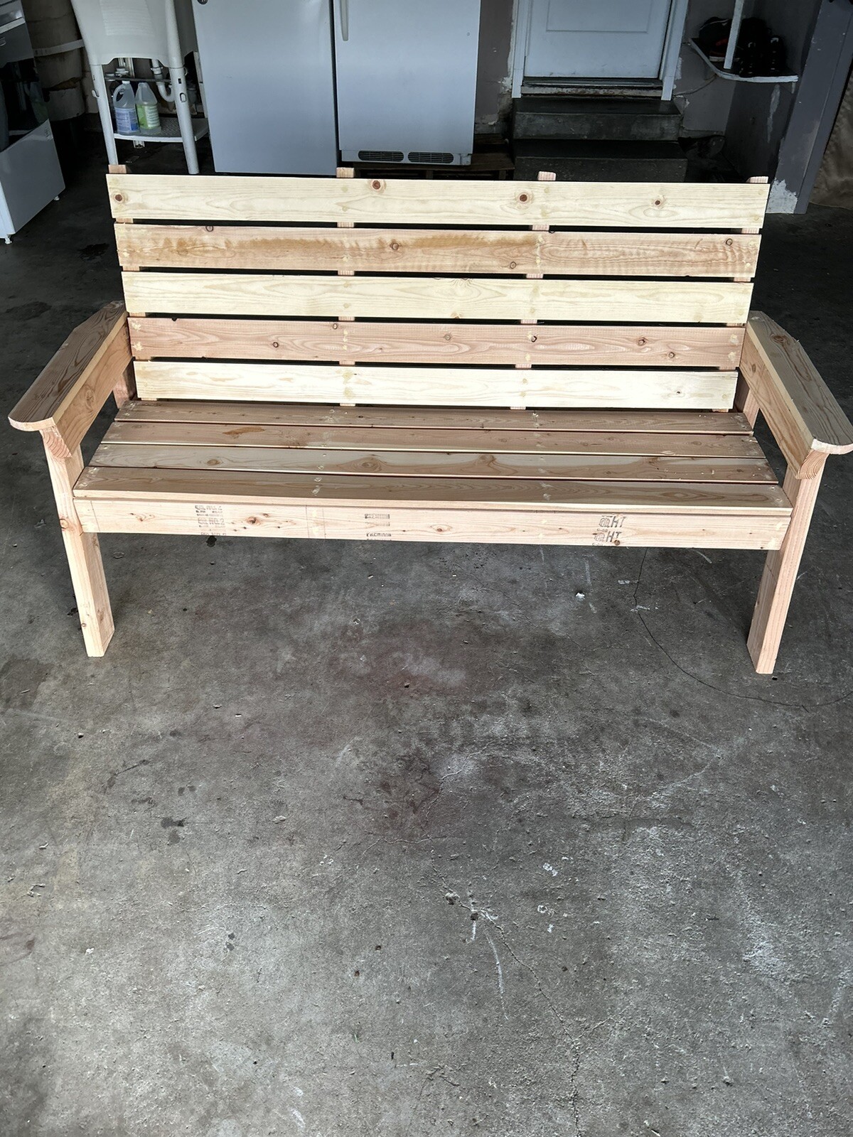 wood bench
