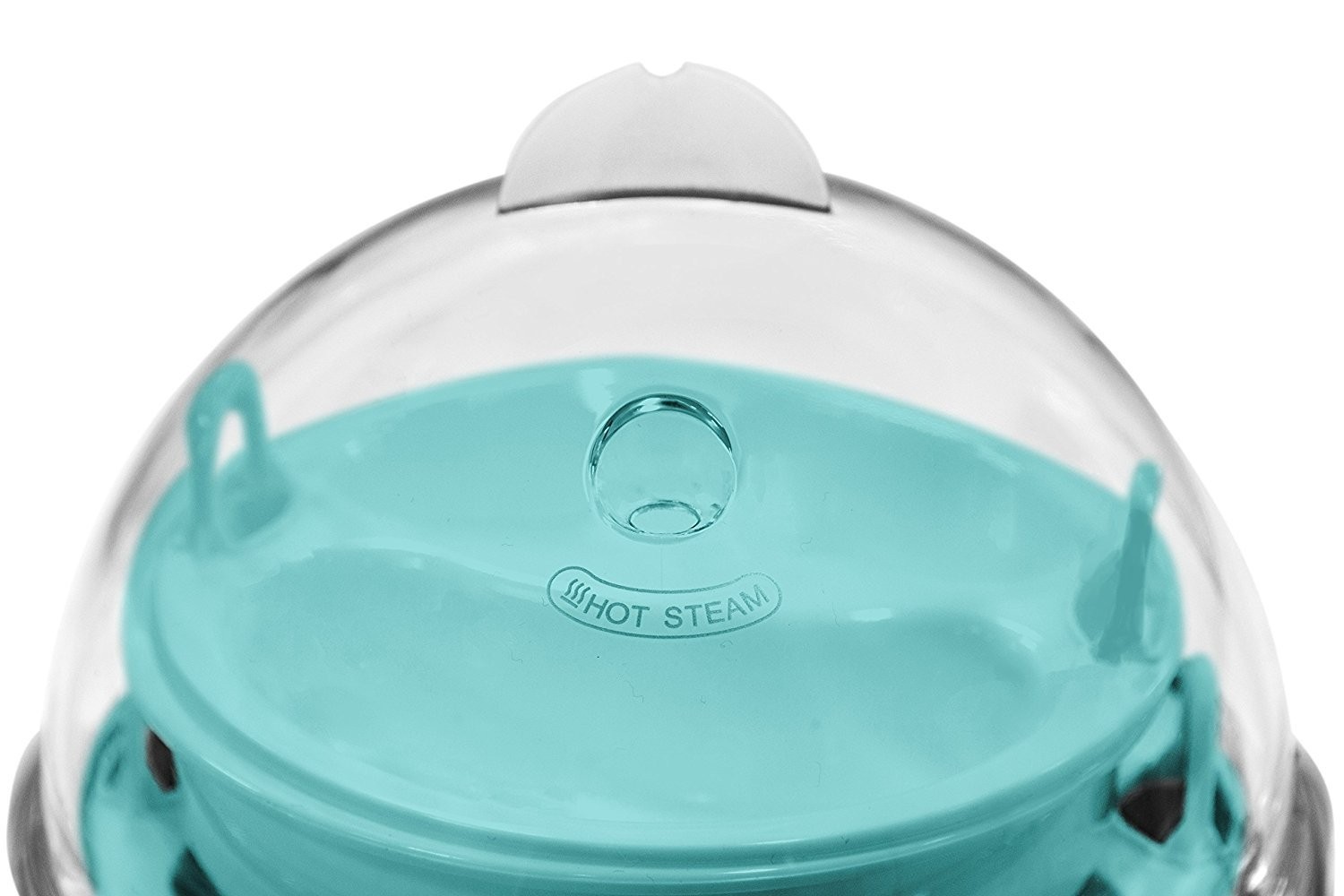 Elite Gourmet Easy Electric 7 Egg Capacity Soft, Medium, 7 Egg, Teal