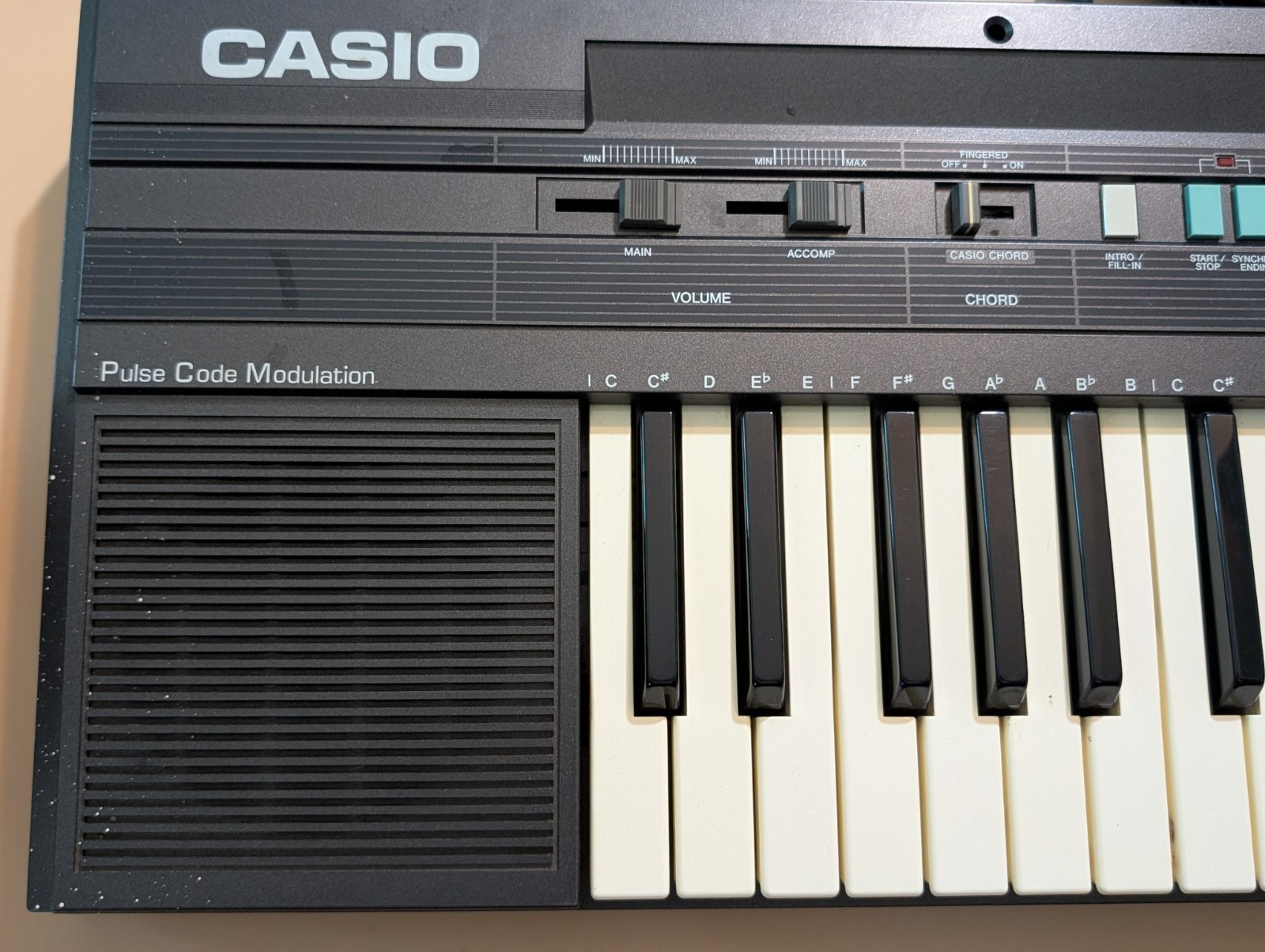 Casio Casiotone CT-360 Electric Keyboard & Adapter Tested and Working