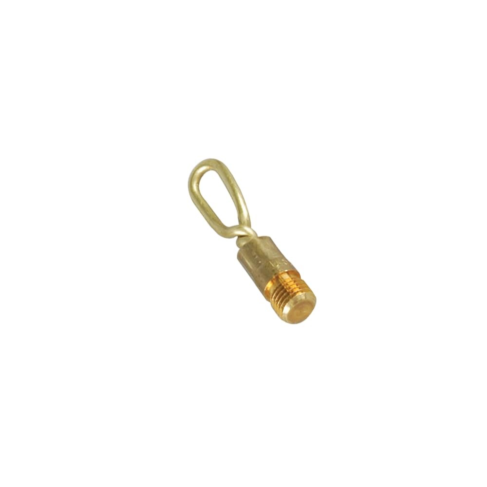 Tipton Solid Brass Slotted Tip Gun Jag 4 Pack with IMPROVED/1 Pack, bronze