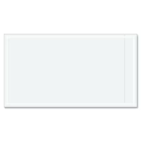 Zoro Select Pl28 Document Envelope, Clear, Pk1000, Pl28