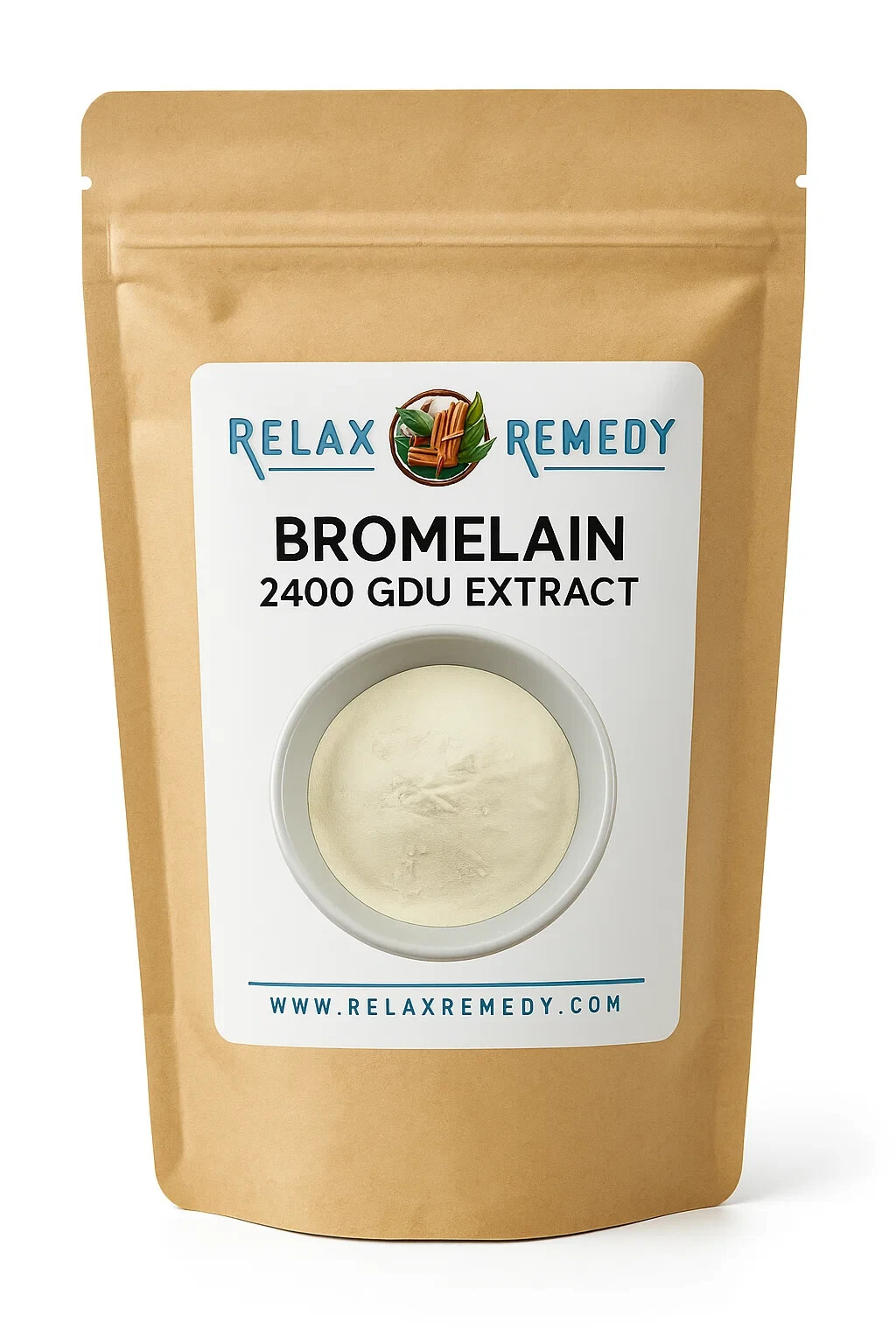 Bromelain Extract 2400 GDU - 100% Pure, Non-GMO Pineapple Enzyme, Digest & Joint