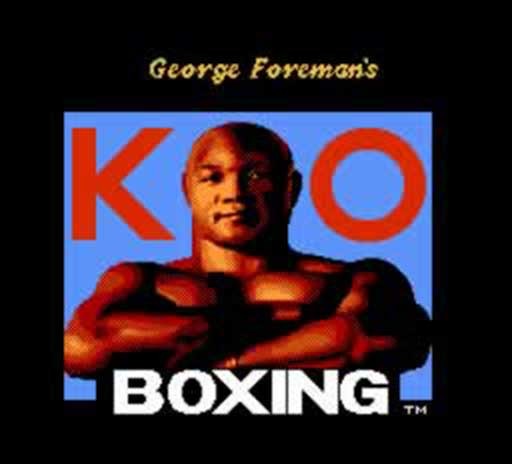 George Foreman's K.O. Boxing - NES Nintendo KO