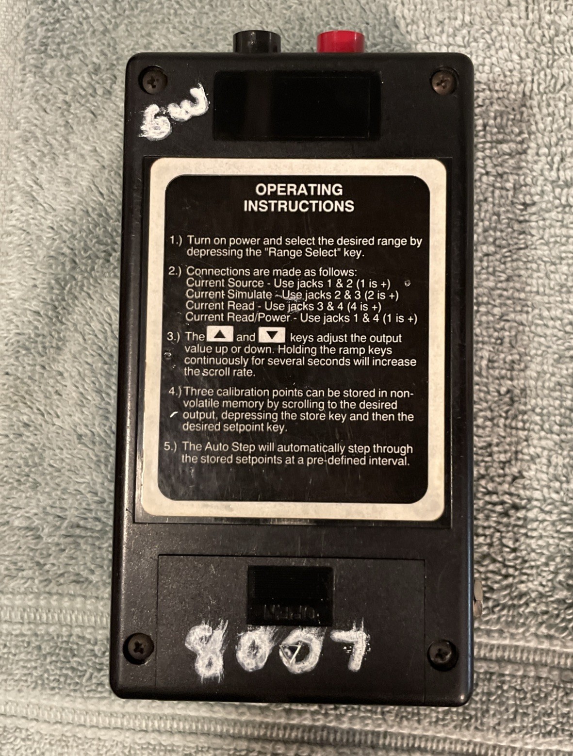 Original Transcat 5101MA Loop Calibrator 5101 MA, Used, Working