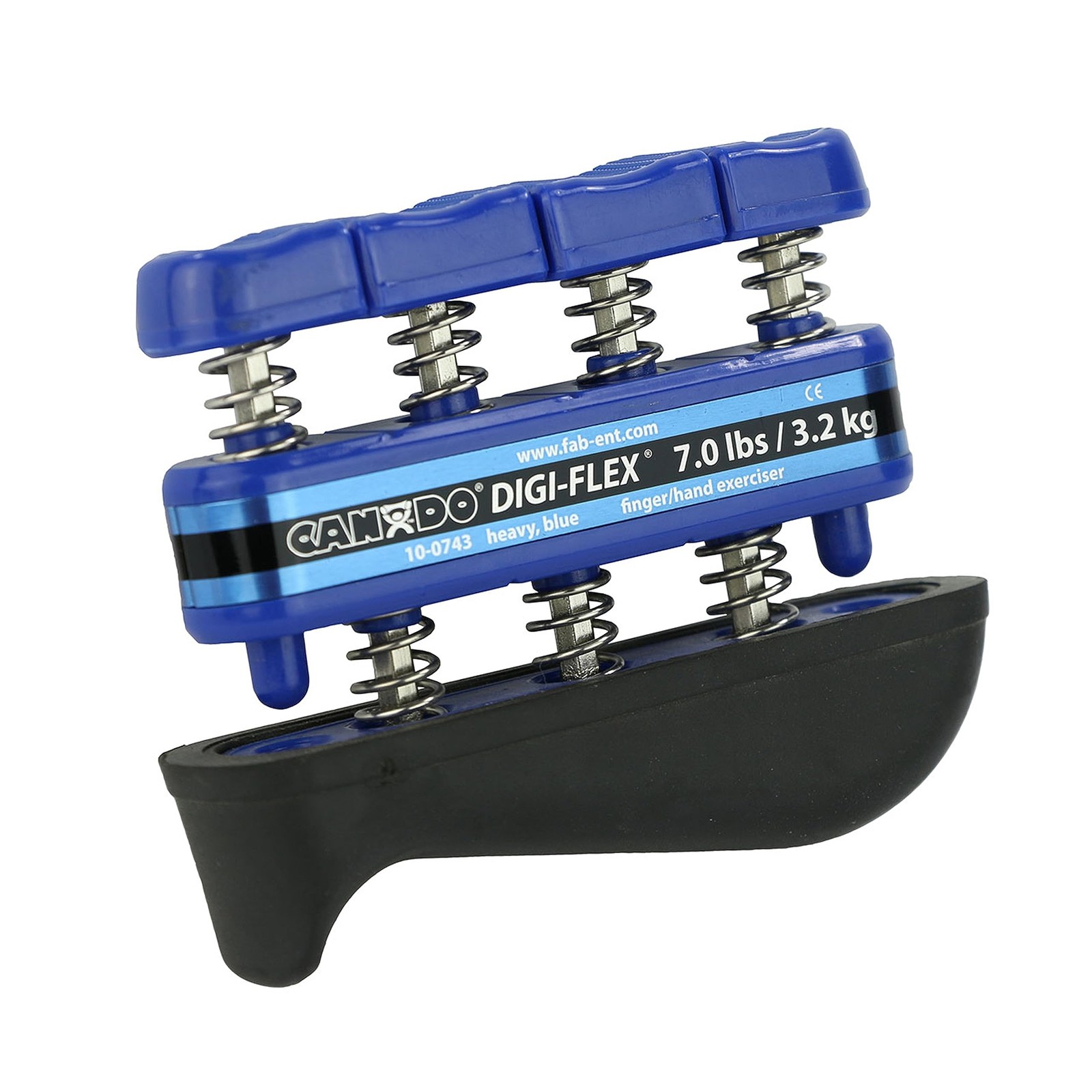 CanDo Digi-Flex Hand and Finger Exerciser Blue-Heavy - For Dexterity, Streng...