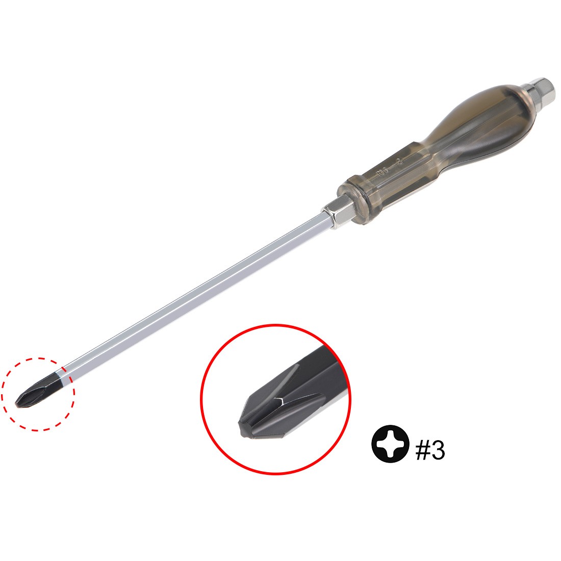 #3 Phillips Impact Screwdriver 8" Cross Stitch Demolition Guide