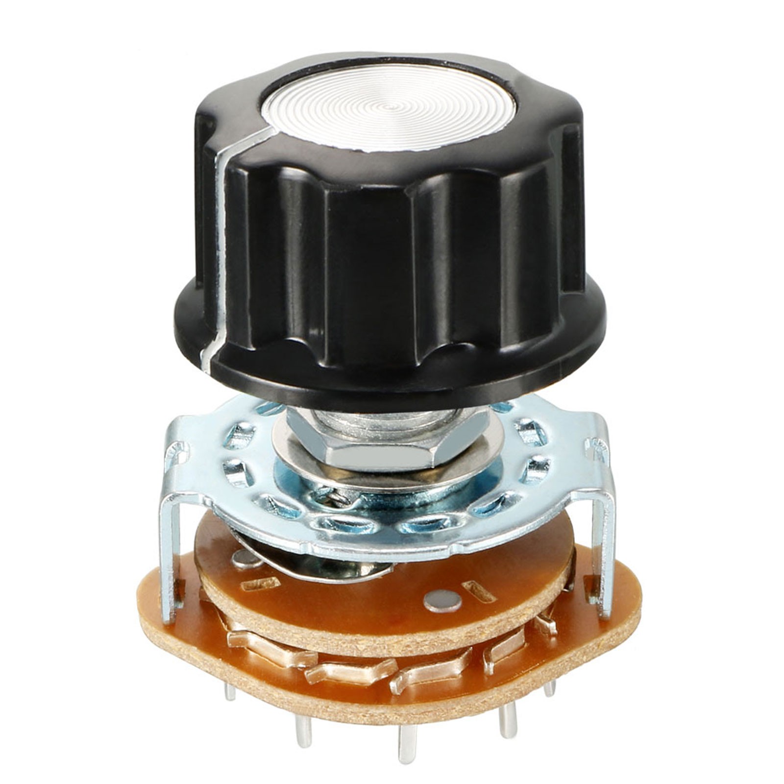 Band Selector Rotary Switch 4P3T 4 Pole 3 Throw 1 Deck