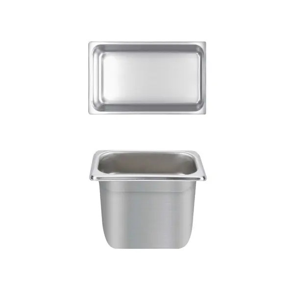 Thunder Group STPA4146 1/4 Size Stainless Steel Steam Table Pan - 6" Deep
