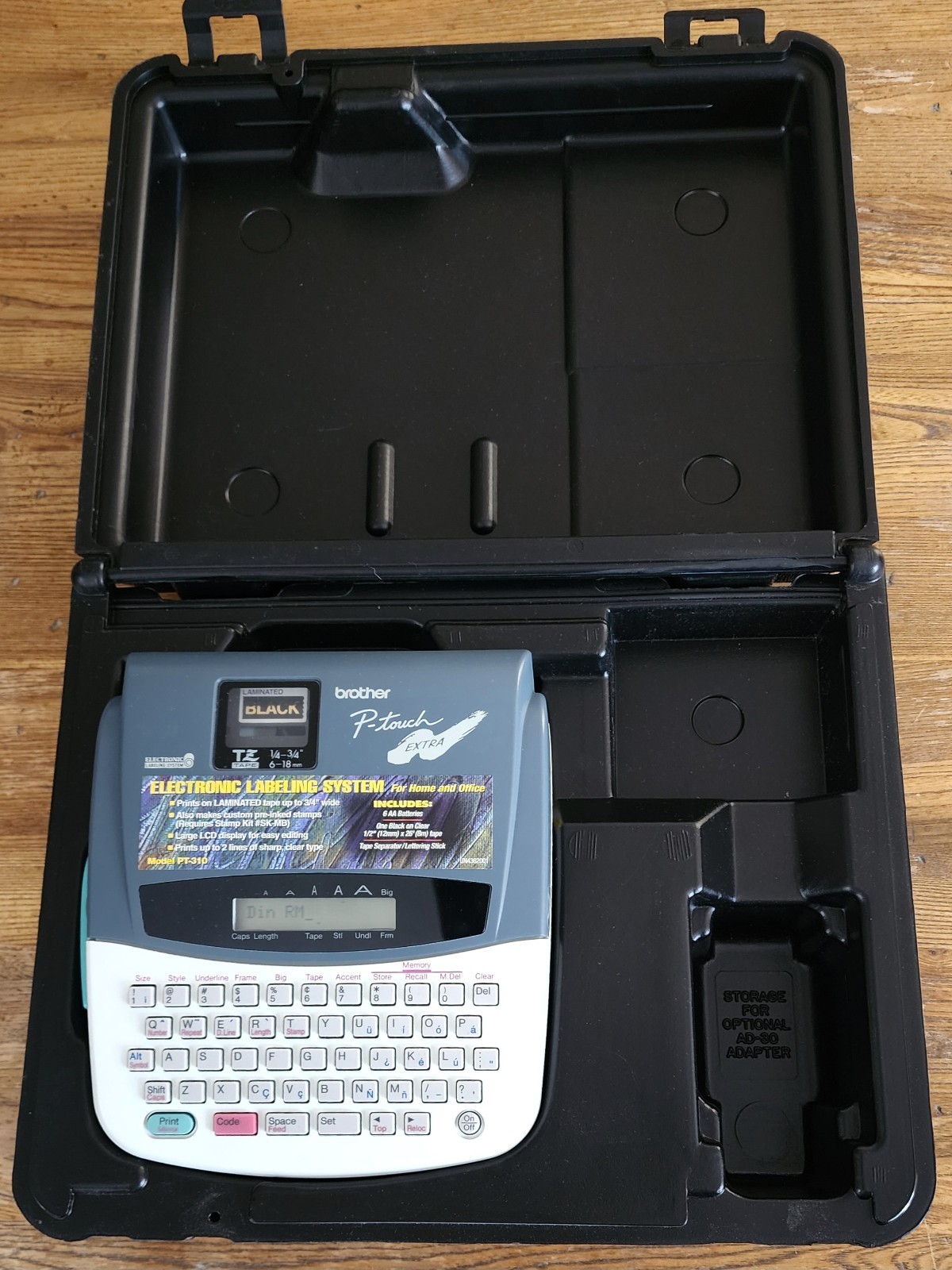 Brother P-Touch Extra PT-310 Electronic Labeling Thermal Printer Label Maker