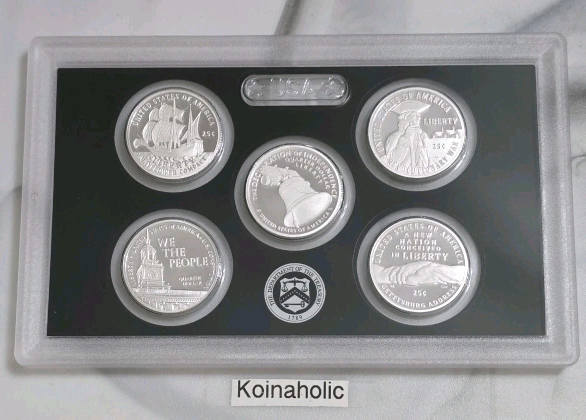 2026 S SILVER Proof Quarters Semiquincentennial Set Ready To Ship 🔥