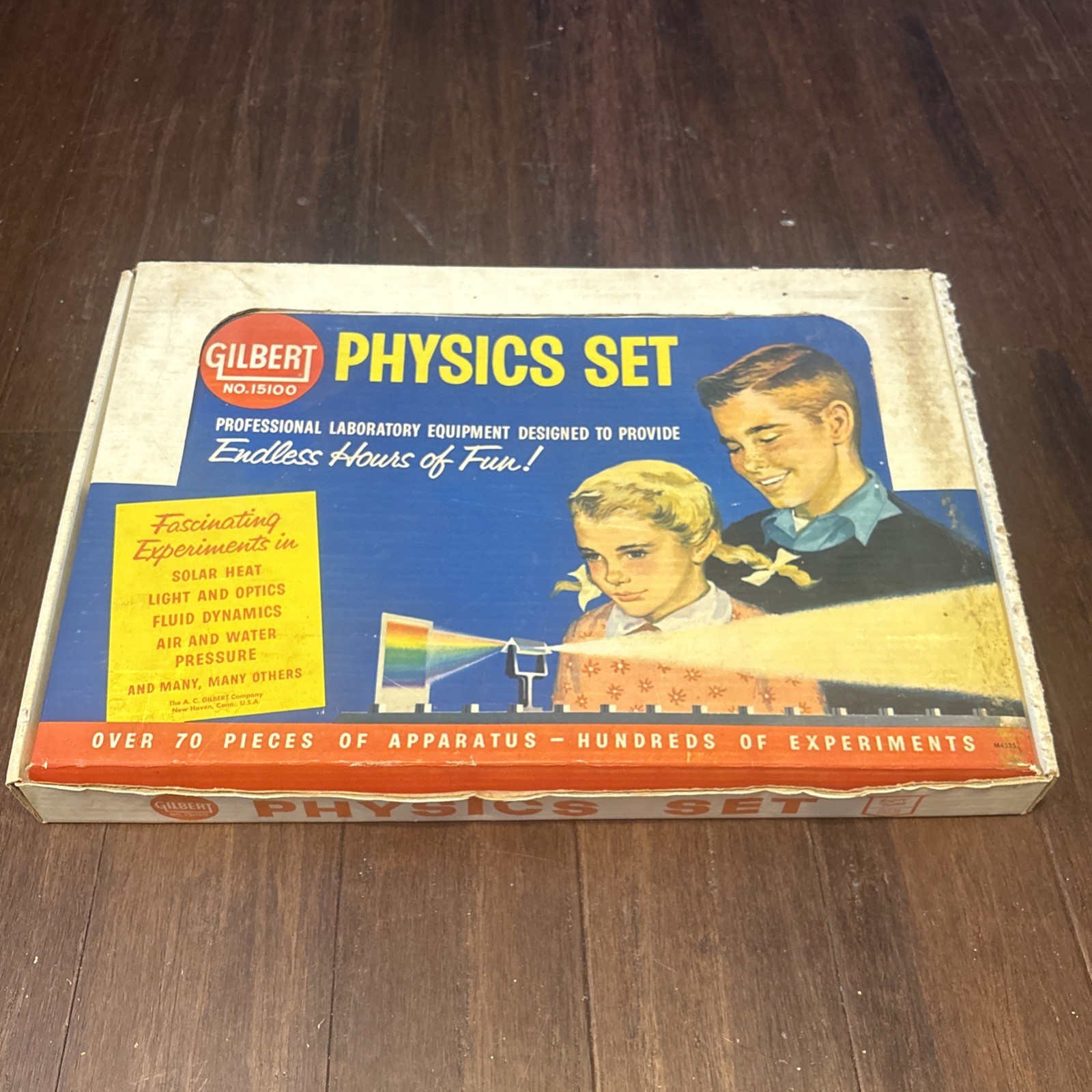 Rare 1959 Gilbert Professional Physics Set no. 15100