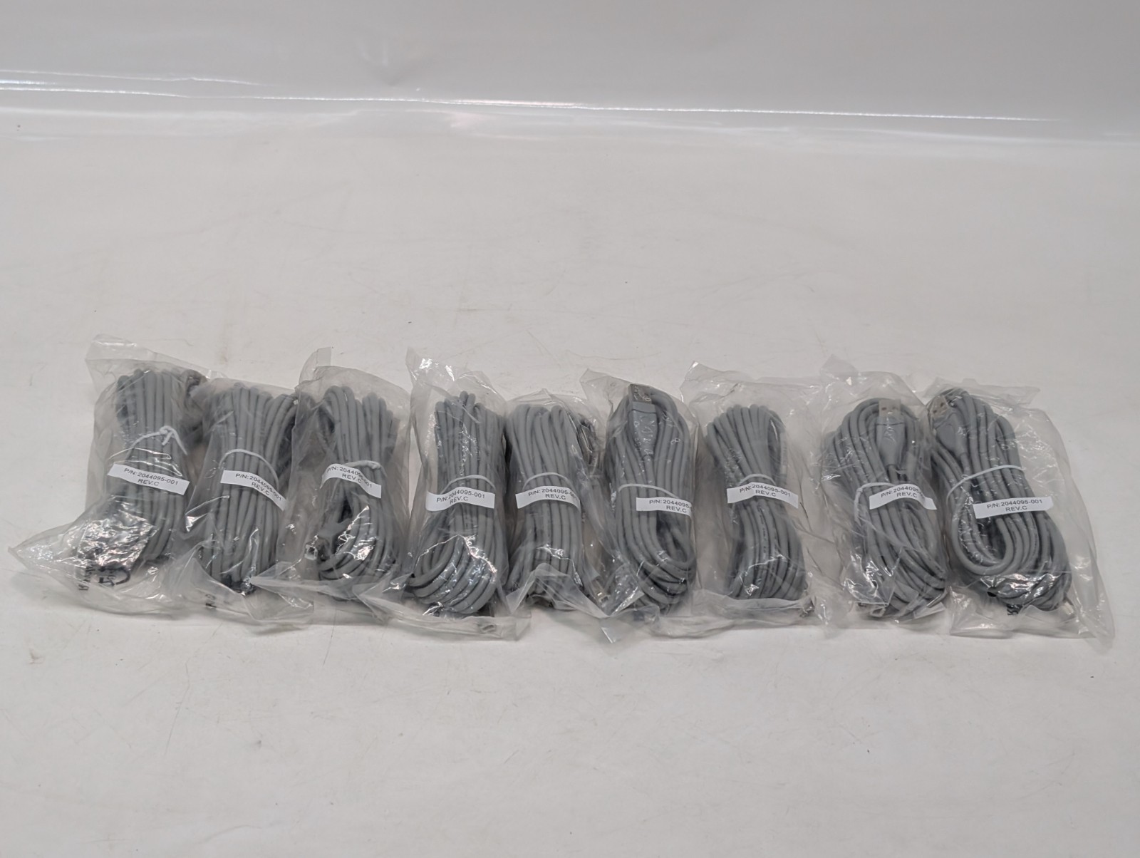 Lot of 9: Unbranded 2044095-001 Medical-Grade USB Cables, 5M (16.4') Type A to B