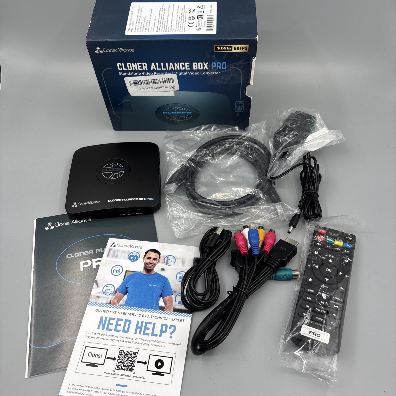 Cloneralliance Pro 1080P Capture HDMI Video Capture Box CA-998P