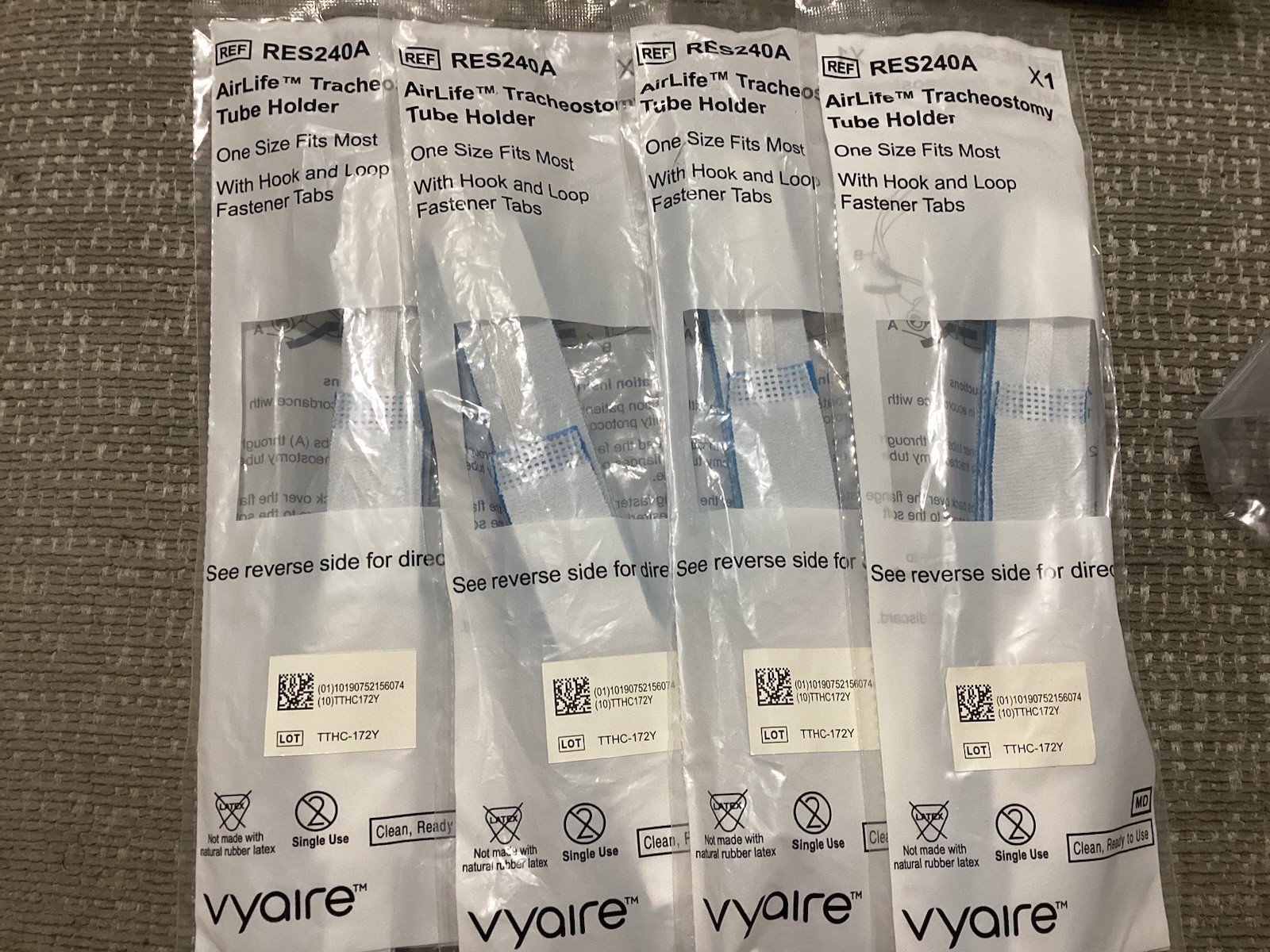4 Airlife Tracheostomy Tube Holder And 3 Dale Tracheostomy Tube Holder Just $20