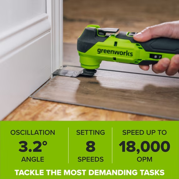 24V Brushless Oscillating Multi-Tool (Tools Only) with Accessories