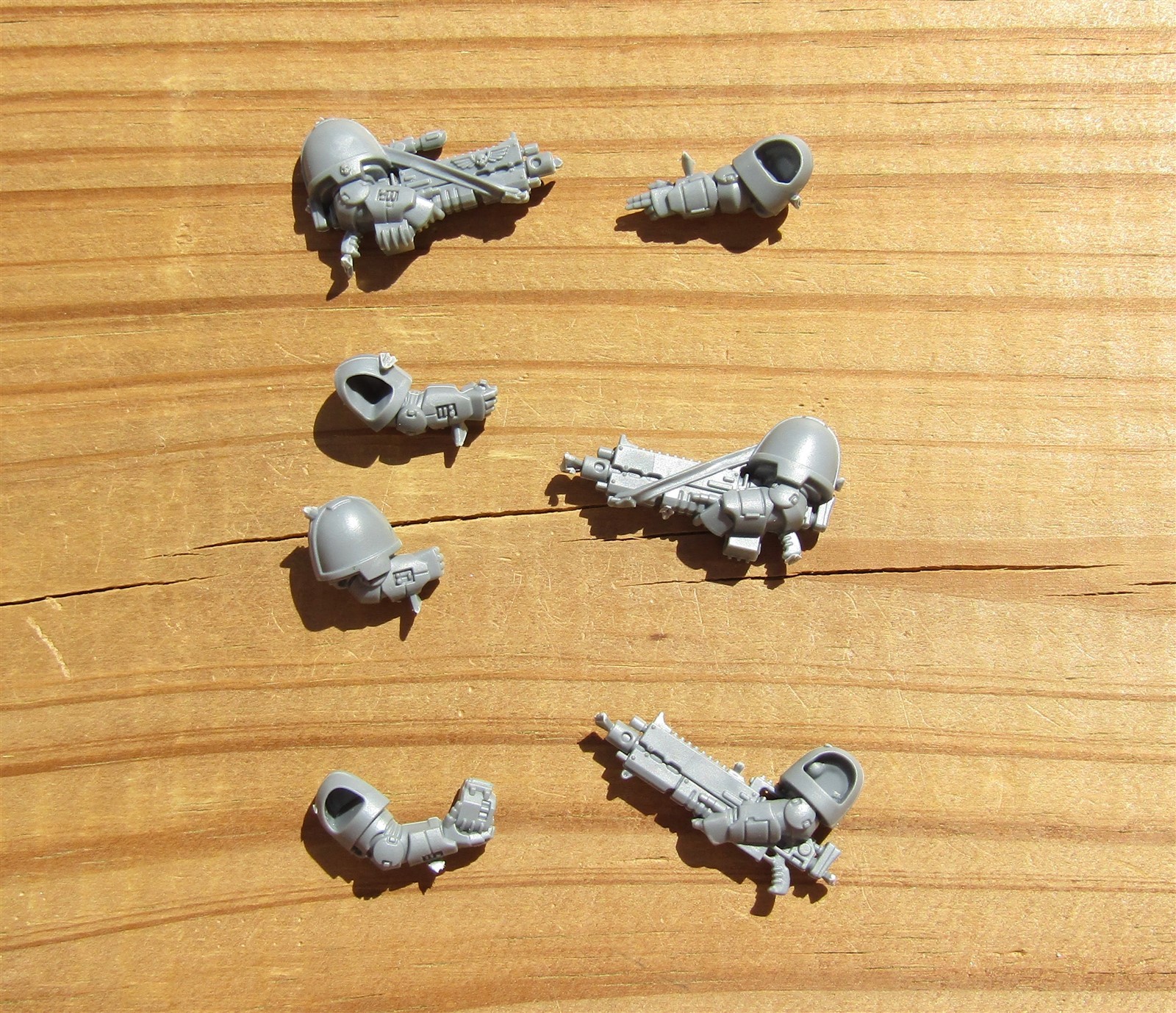 40K Space Marines Primaris Heavy Intercessors Arms Sgt & Odd Rifle Arms Bits