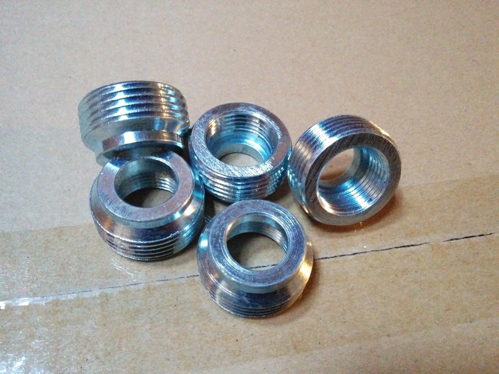 (100 pc) Steel Reducing Bushings 3/4" x 1/2"  Electrical Pipe Conduit Fitting