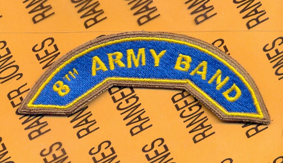 US ARMY EIGHTH ARMY BAND 8th arc tab patch variant