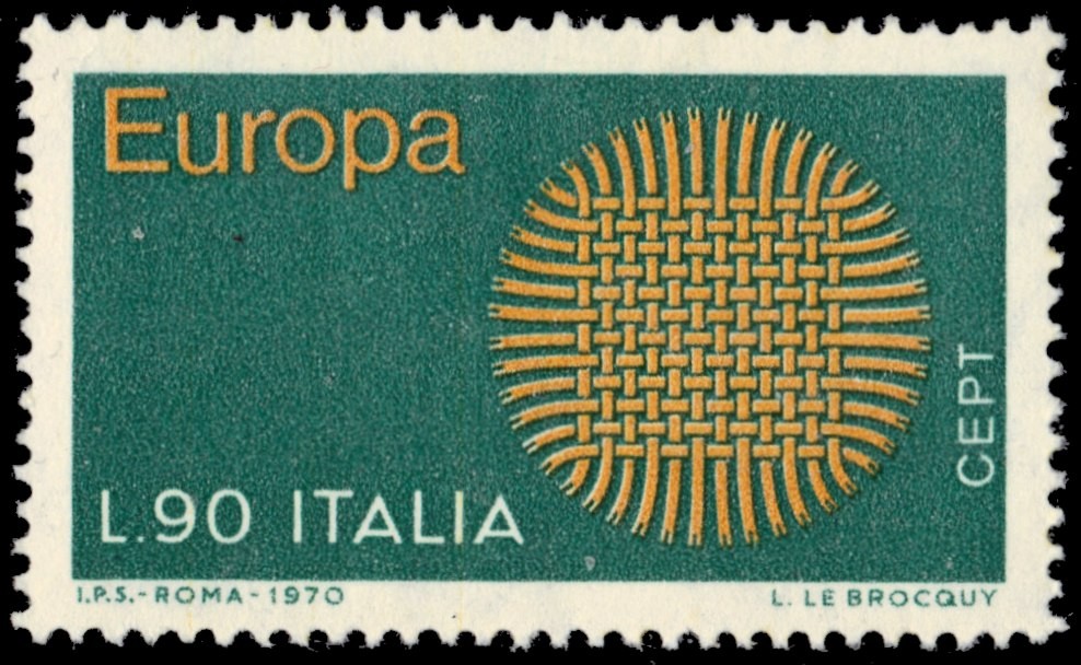 ITALY 1014 - Europa "Woven Threads" (pb91671)