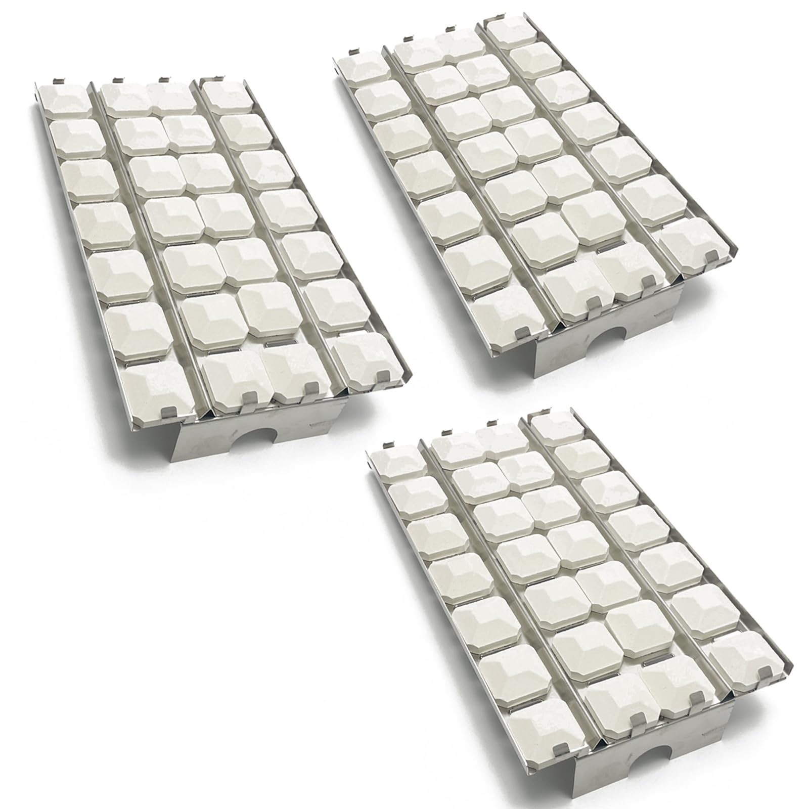 16-7/8" Stainless Steel Heat Plate, Coal Tray Ceramic Coal Ceramic Briquettes...