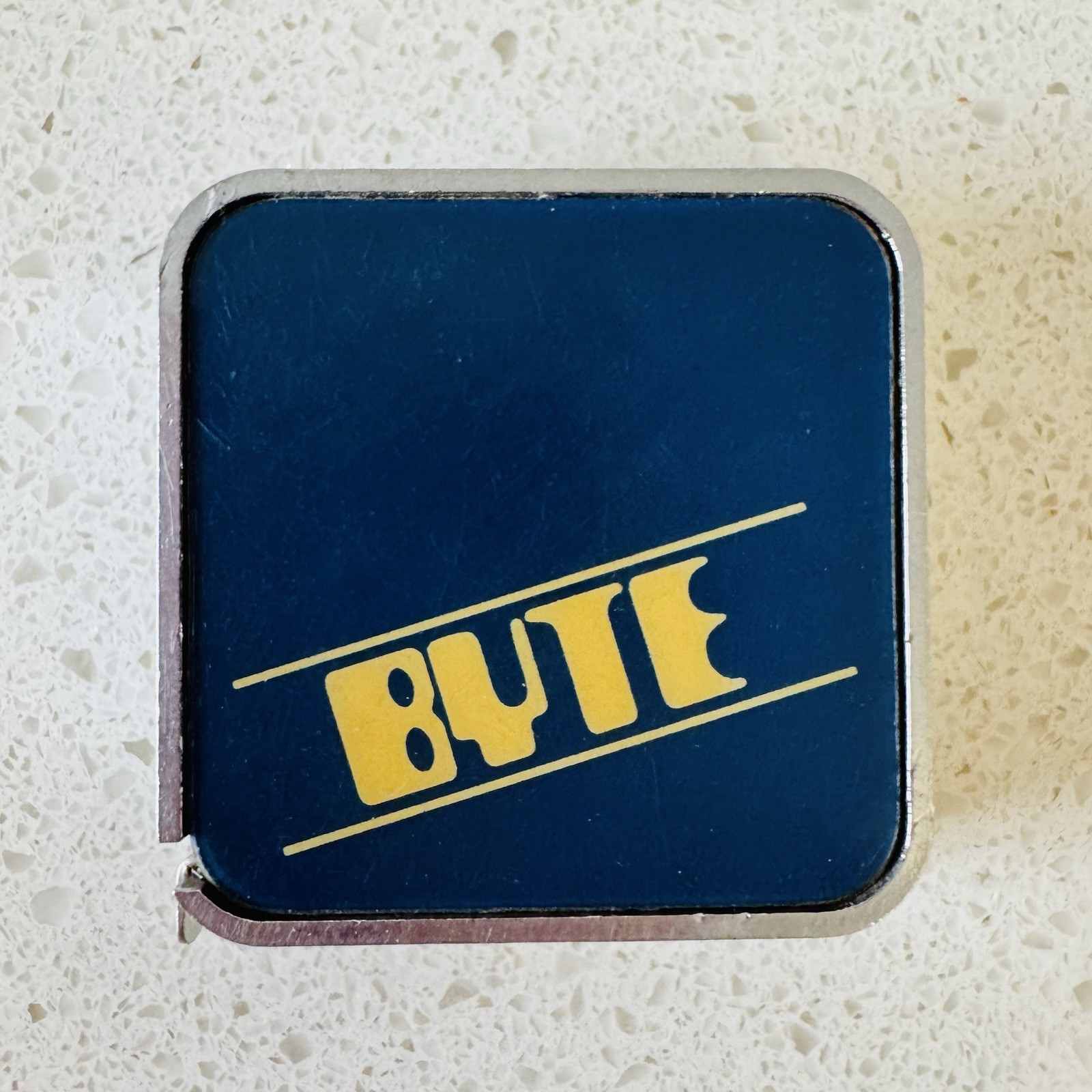 Vintage BYTE Magazine Promo Tape Measure Barlow USA Computer Tech