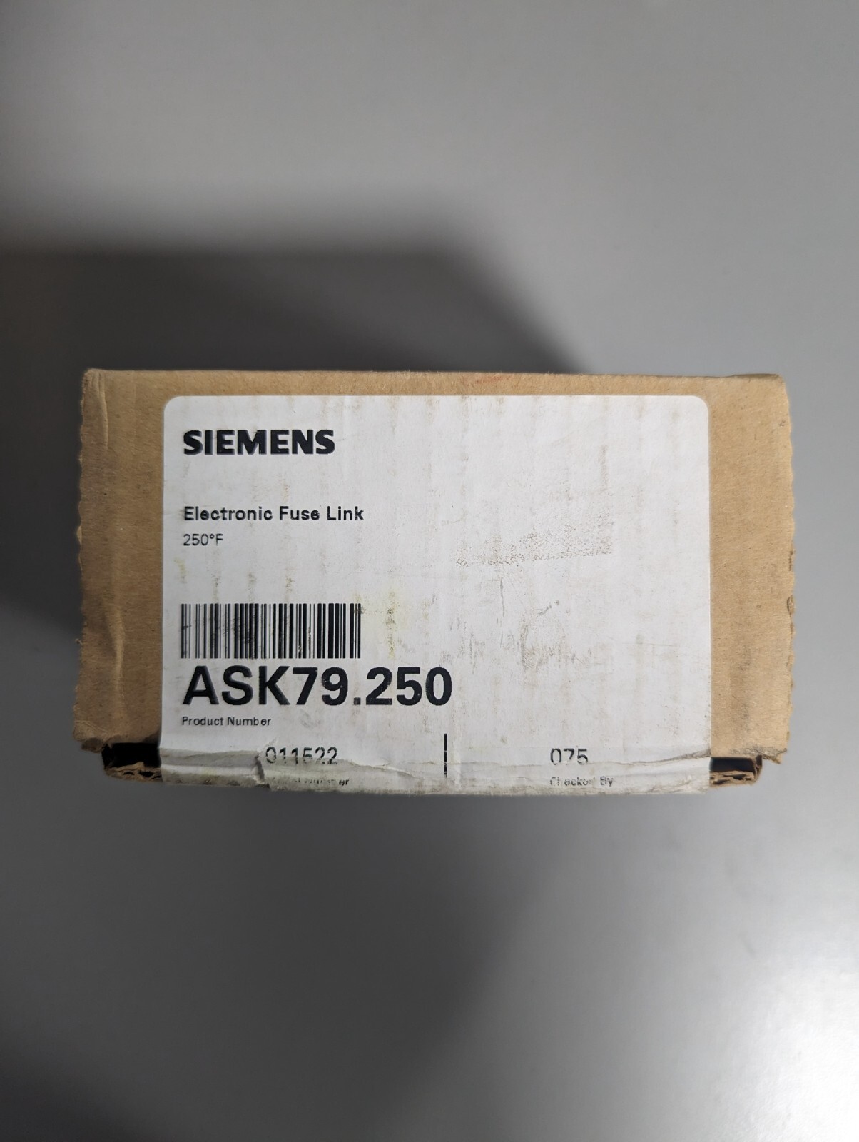 Siemens ASK79.250 - OpenAir Electronic Fusible Link