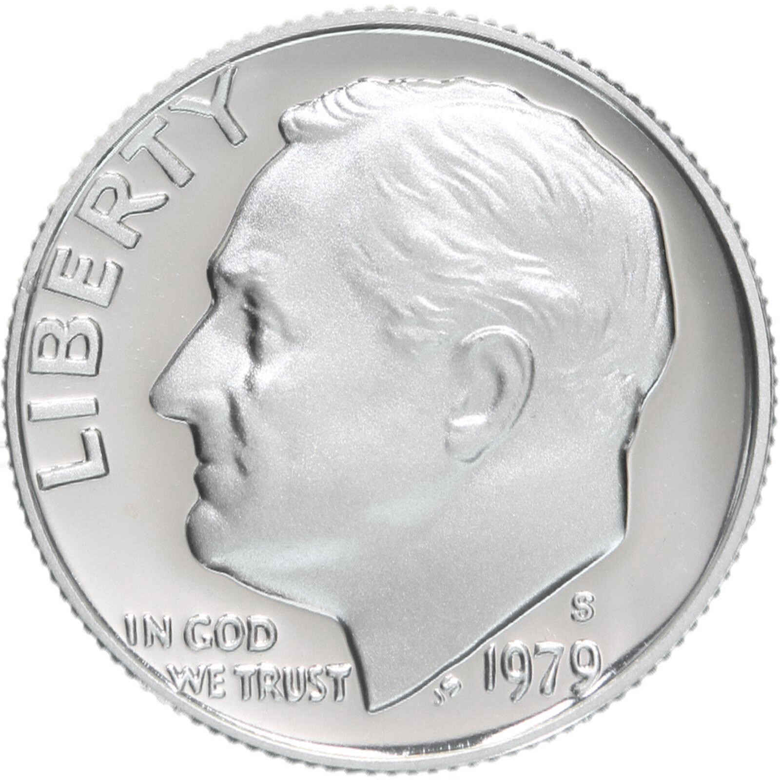 1979 S Roosevelt Dime Type 2 Clear S Gem Deep Cameo CN-Clad Proof Coin