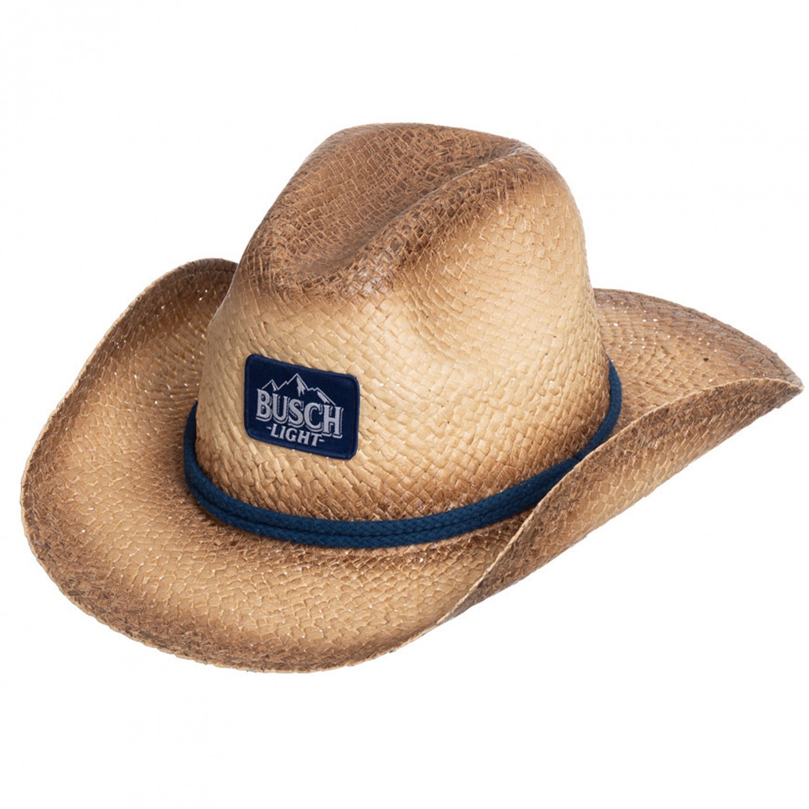 Busch Light Mountain Logo Cowboy Hat Brown