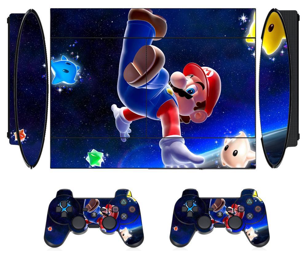 906 Skin Sticker for PS3 PlayStation 3 Super Slim with 2 controller skins
