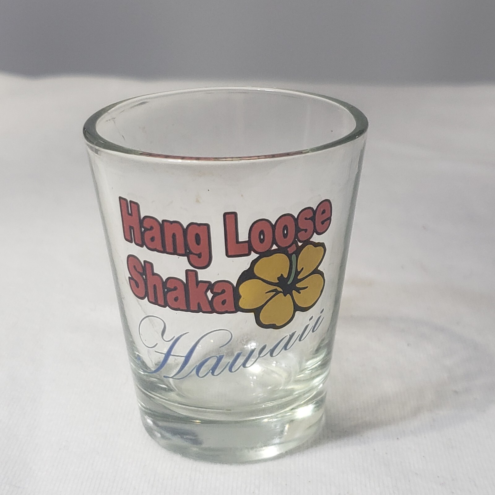 Hawaii Hang Loose Shaka shot glass