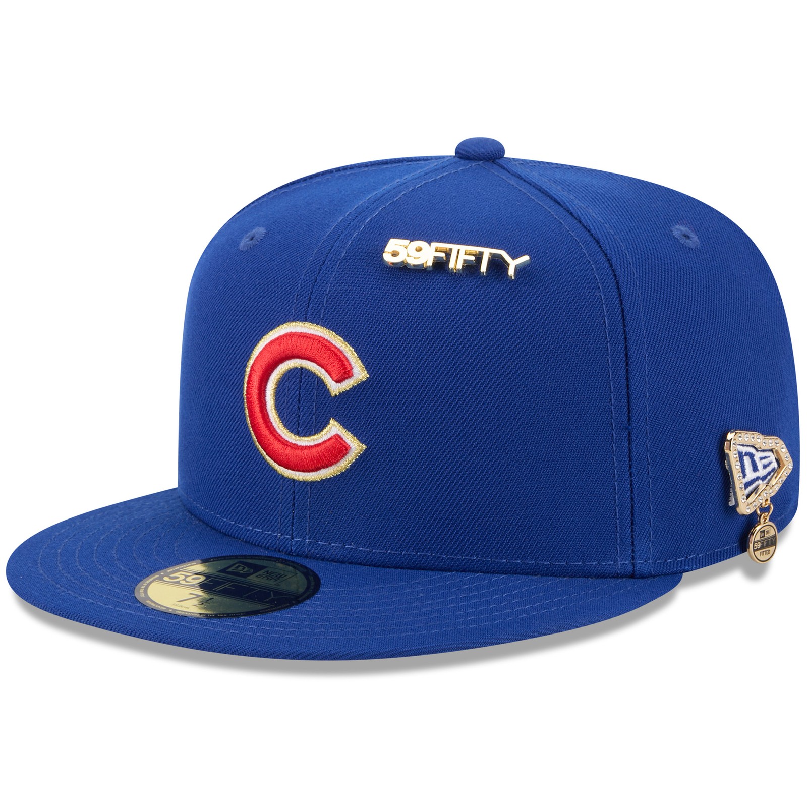 Men's New Era  Royal Chicago Cubs 2025 59FIFTY Day 59FIFTY Fitted Hat with Pins