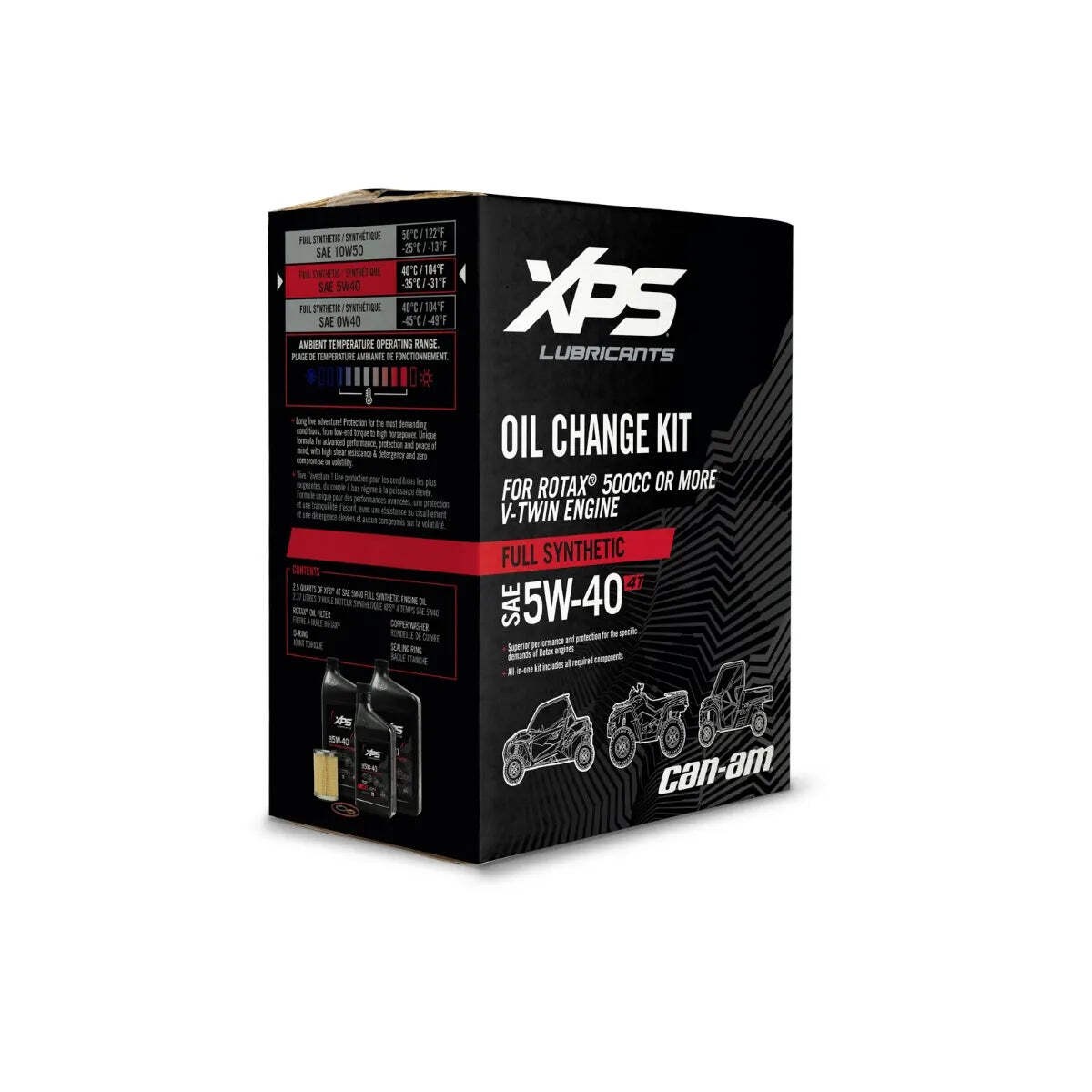 Can Am Maverick Commander Defender Trail 5W40 Full Syn Oil Change Kit 9779488