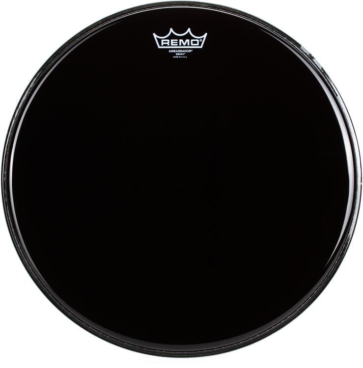 Remo 16" Ebony Ambassador Drum Head