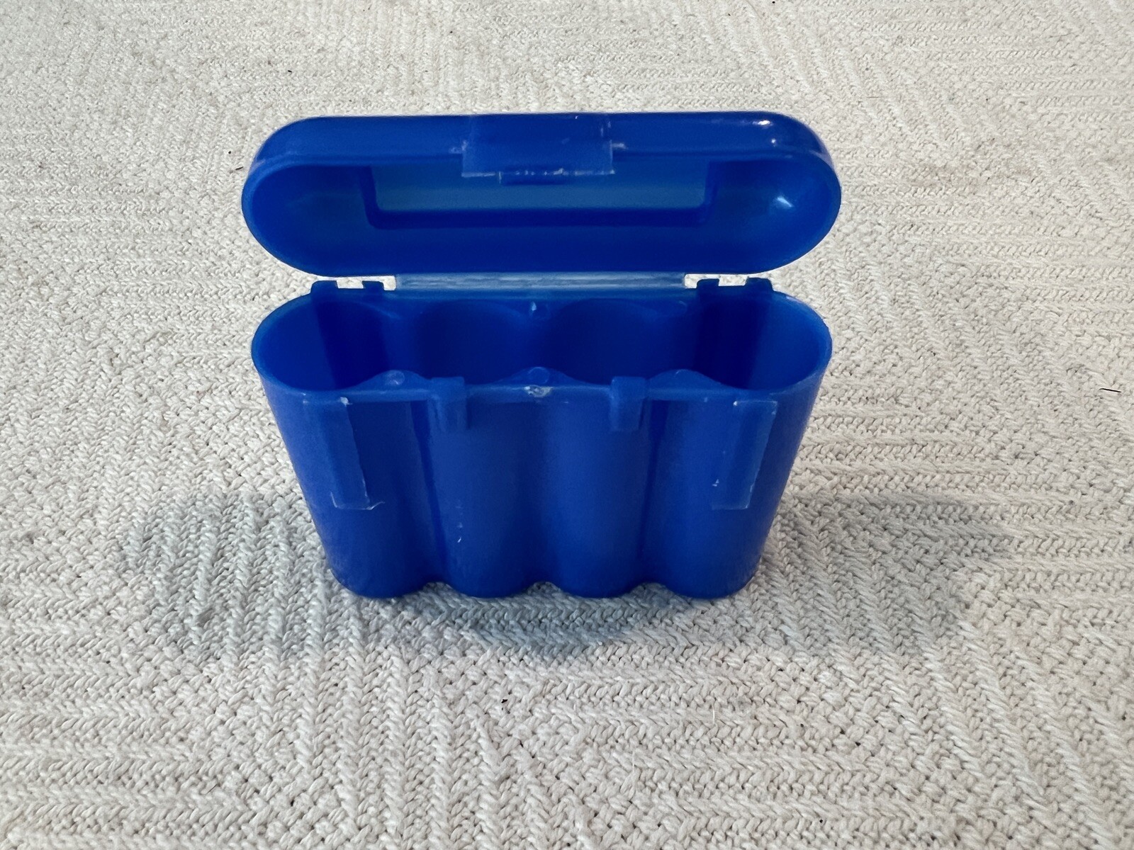 AA/AAA Battery Plastic Storage Case, Blue