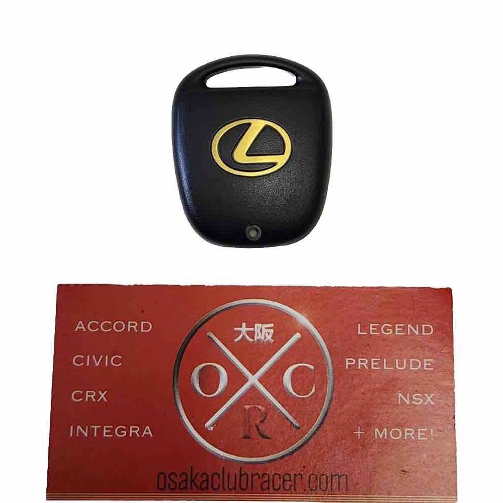 New Genuine OEM Lexus Key Fob Cover Logo 89751-48031 Gold Emblem RX330 RX350 400