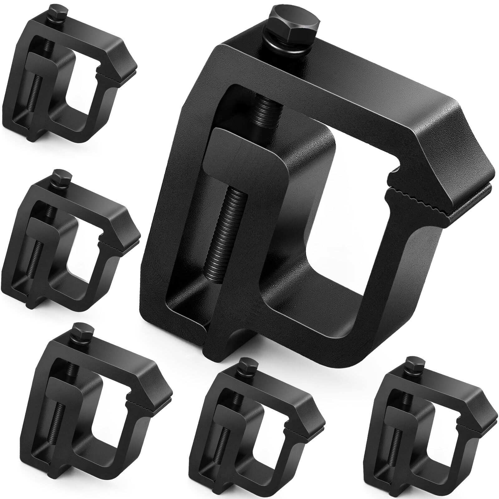 6 PCS Heavy Duty Truck Cap Clamps for Dodge Ram F150 Tundra