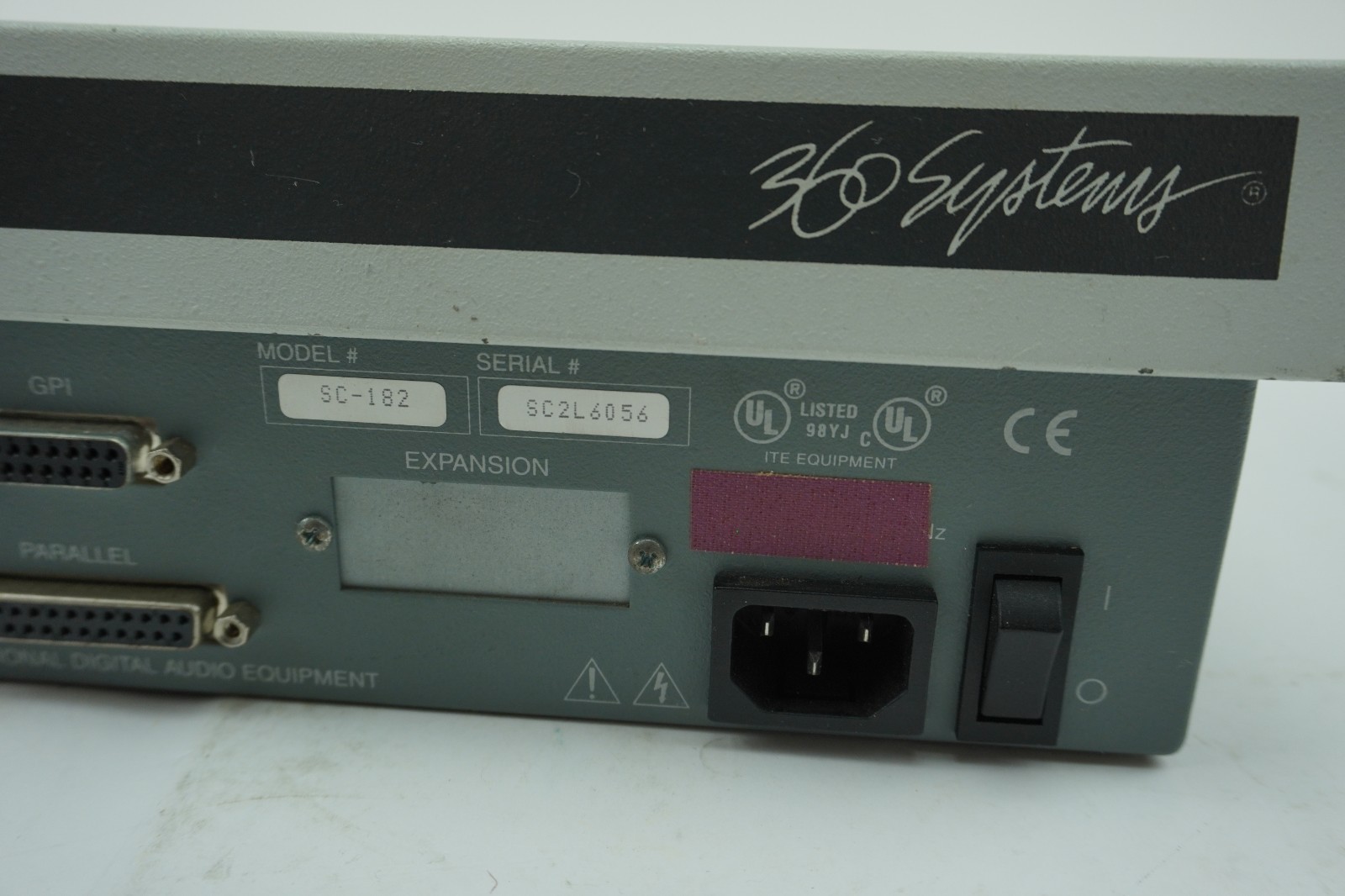 360 Systems Short/Cut SC-182 Personal Audio Hard Disk Recorder/Editor