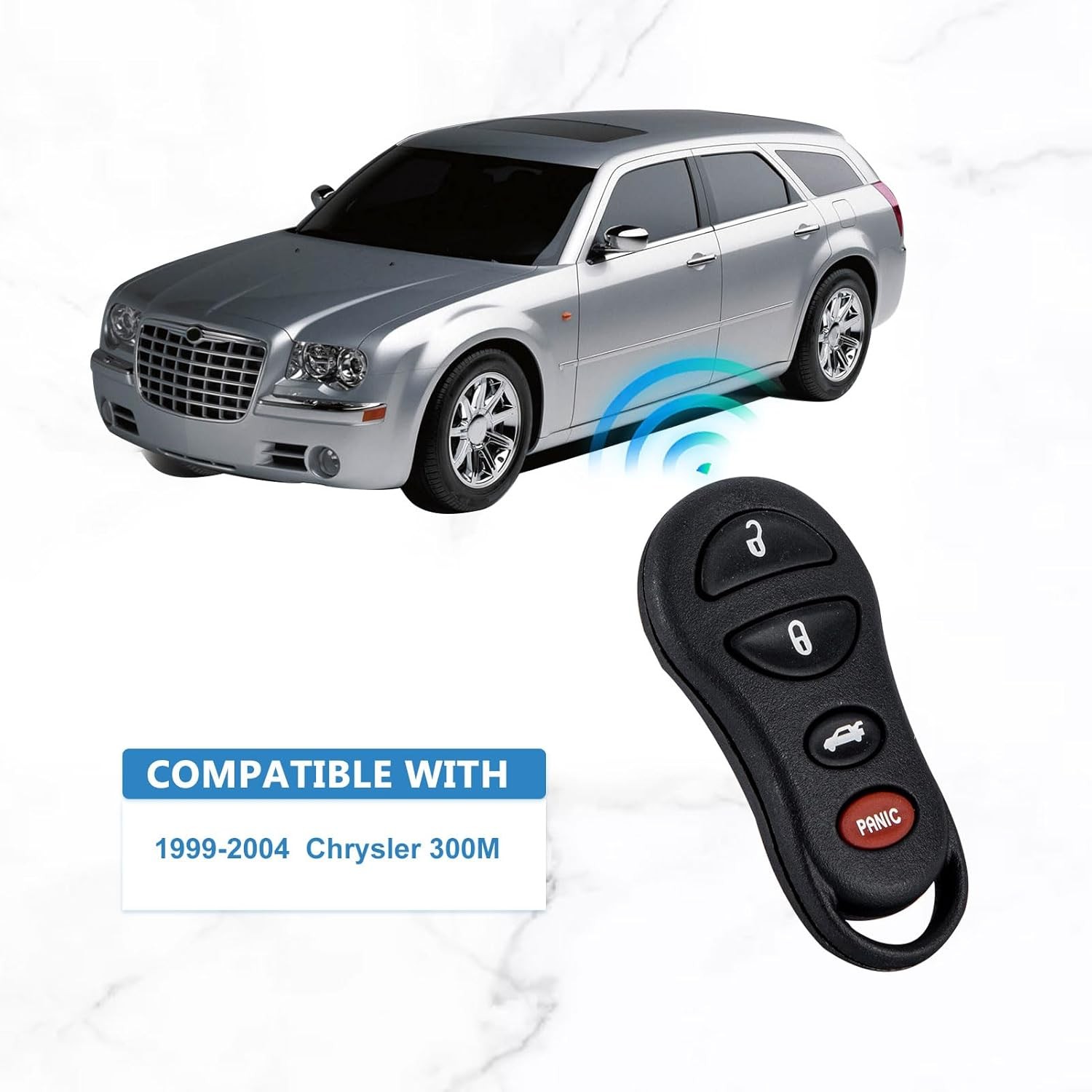 Key Fob Keyless Entry Remote Control Replacement for 2001-2006 Sebring 1