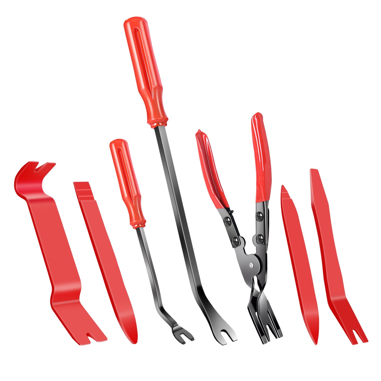 Xinodle 7 Pcs Auto Trim Removal Tool with Plastic Pry Tool, Automotive Car...