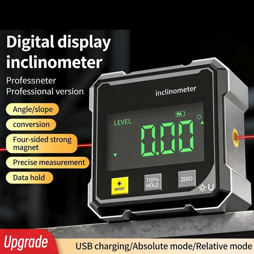 Magnetic Digital Level Box Gauge Angle Meter Finder Protractor Inclinometer