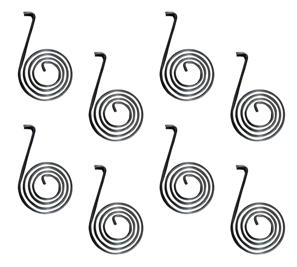 8 Pack Spiral Torsion Spring for Dump Truck Tarp Systems - Universal Design