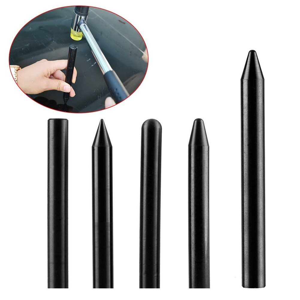 5pcs Tap Down Tools Set Paintless Dent Removal Nylon Pen Repair Kit GS