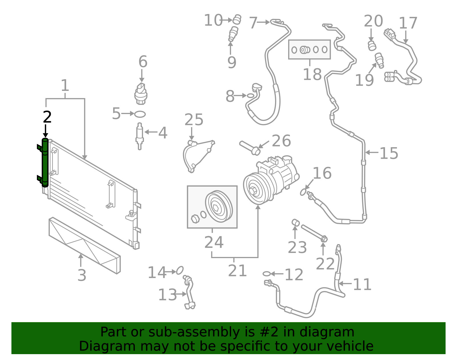 Genuine Audi Dehydrator 8T0-298-403
