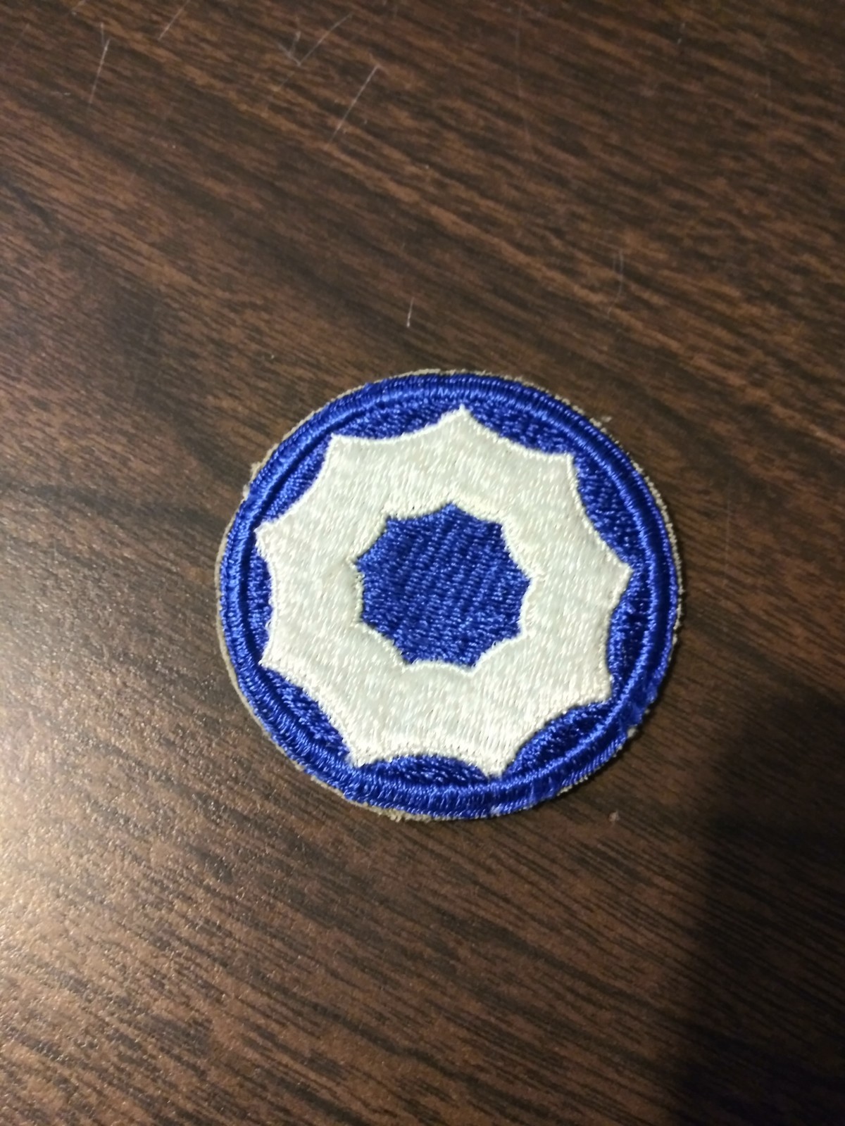 WW2 9th Army Service Command Patch