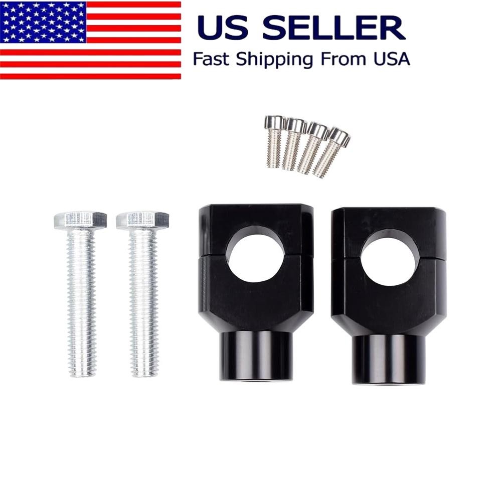 1" 25mm Handlebar Risers For Harley-Davidson Sportster 883 1200 Heritage Softail
